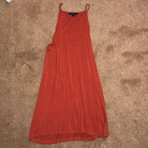 burnt orange dress